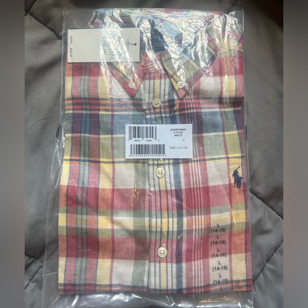 Ralph Lauren polo plaid